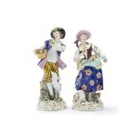 Two porcelain figures