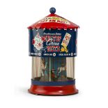 A ''Big Top Circus Nuts'' light-up countertop dispenser