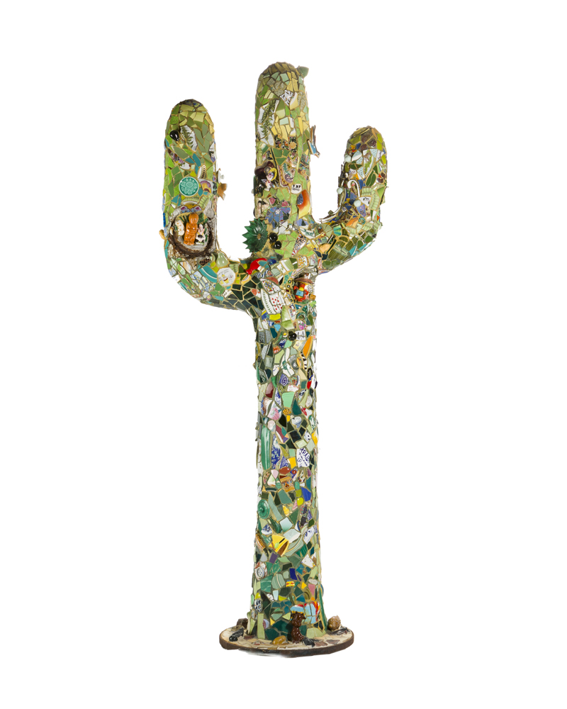 A mosaic cactus - Image 2 of 8