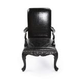 A Ralph Lauren Georgian-style armchair