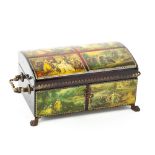 A Swiss cased cylinder music box, Reuge St. Croix