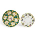 Two Meissen plates