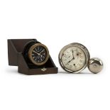 Two ship's clocks