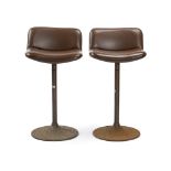 A pair of Ilmari Tapiovaara ''Caribe'' stools