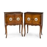 A pair of lamp tables