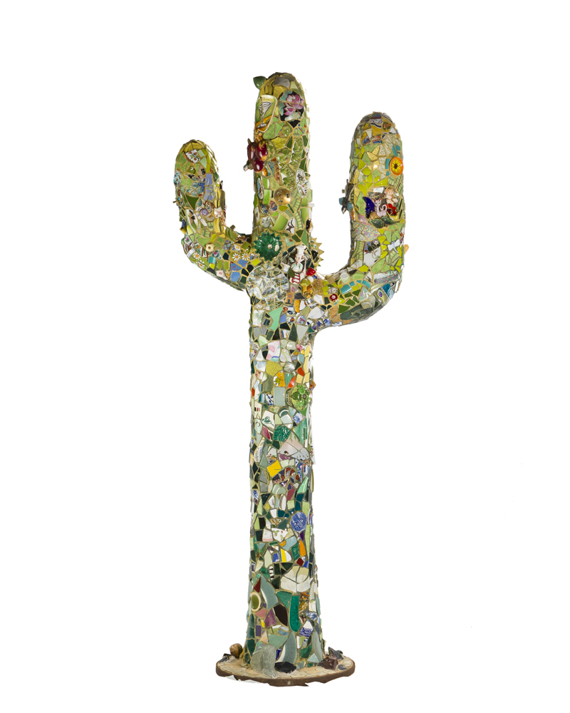 A mosaic cactus