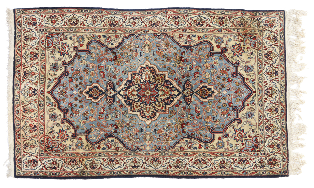 A Persian area rug