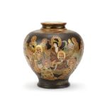 A Japanese Satsuma ''1000 Faces'' vase