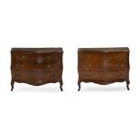 A pair of French-style commodes