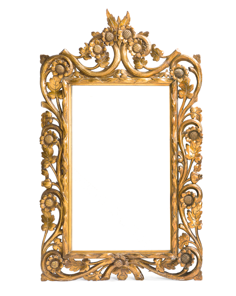 An Italian giltwood mirror
