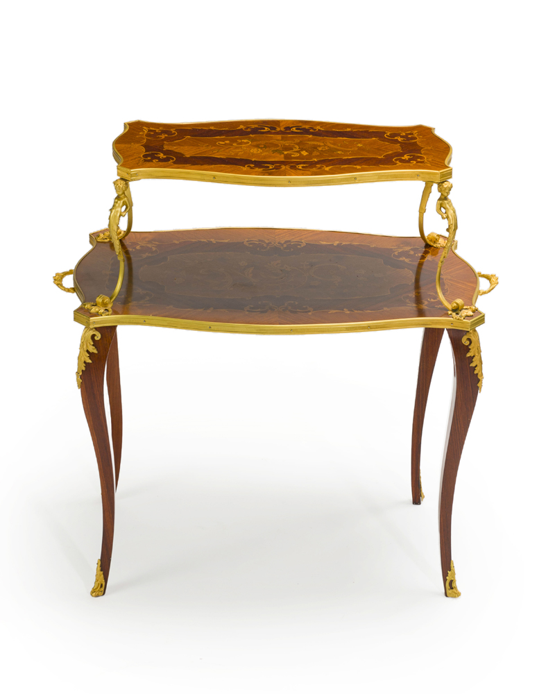 A French Louis XV-style pastry table - Image 2 of 3