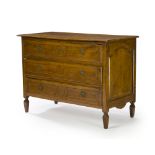 An Italian neo-classical walnut commode