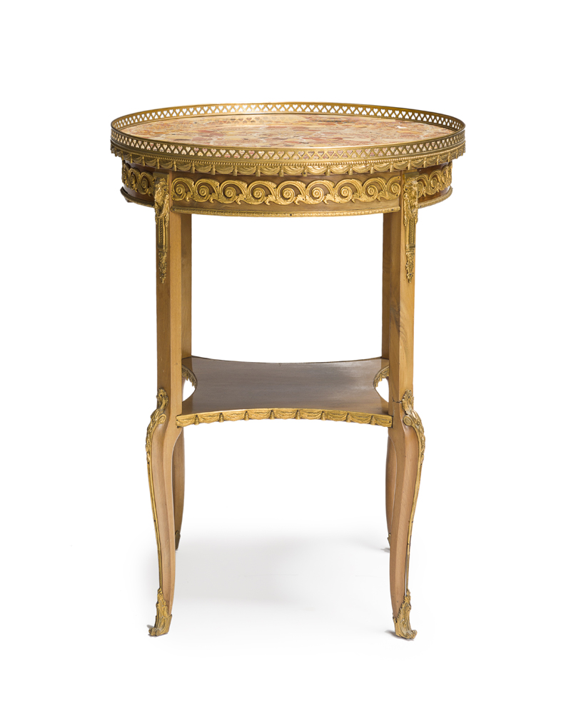 A French Louis XV-style gueridon table