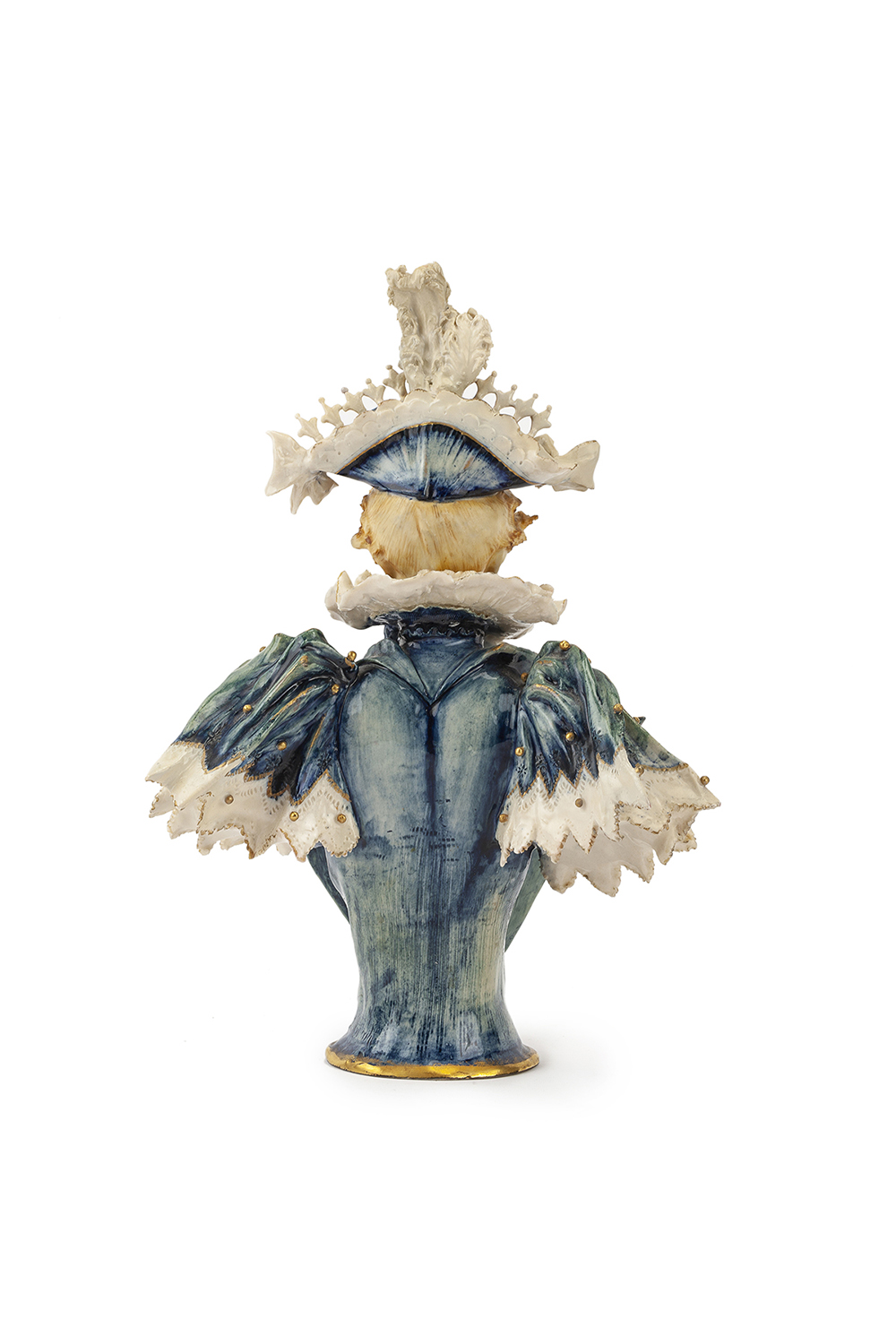 An RStK Amphora porcelain bust of a woman, Eduard Stellmacher - Image 3 of 4