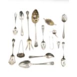 A group of miscellaneous sterling silver serving pieces
