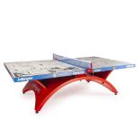 A Revolution/Killerspin regulation-size Ping-Pong table