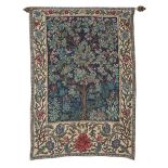 A hanging tapestry