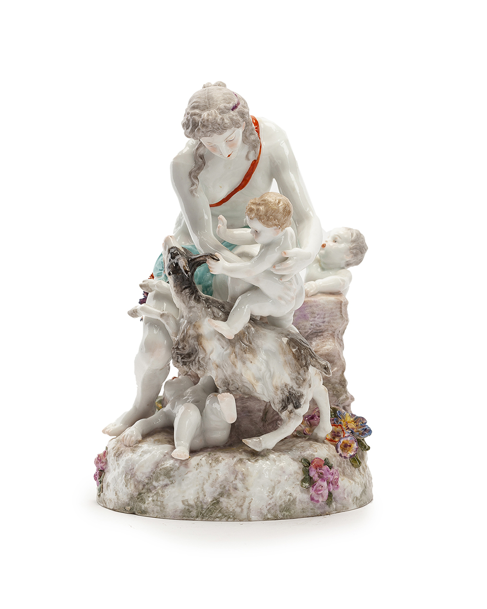 A Meissen-style figural group