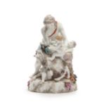 A Meissen-style figural group