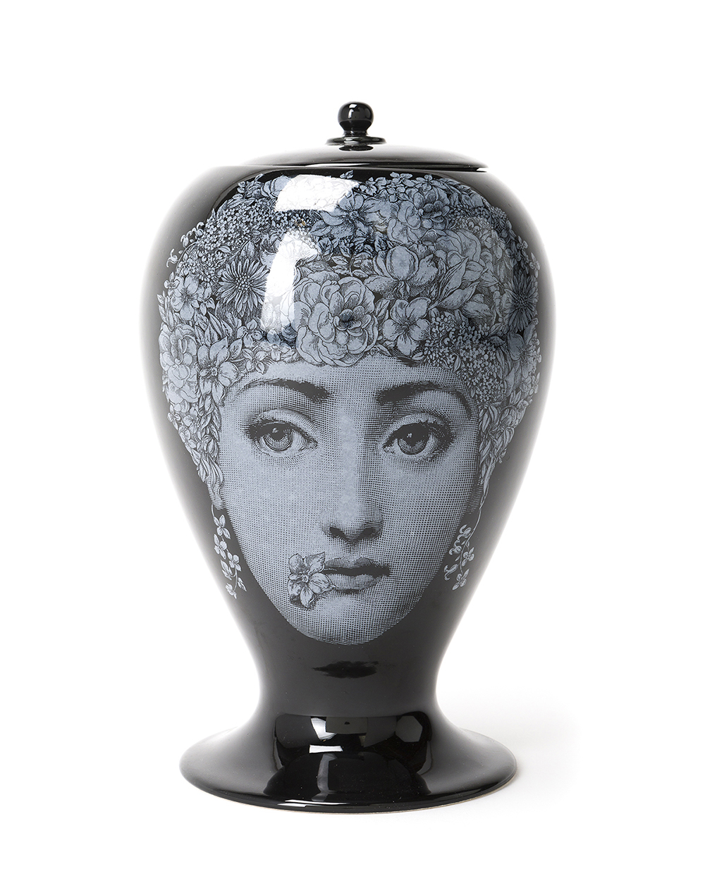 A Fornasetti ''Flora'' urn