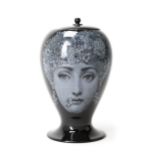 A Fornasetti ''Flora'' urn