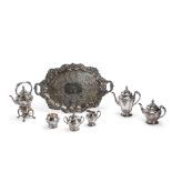 A Reed & Barton ''Renaissance'' silver plated tea/coffee service