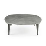 A Robert Josten cast aluminum cocktail table