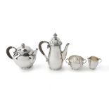 A Georg Jensen No. 32 sterling silver coffee and tea service