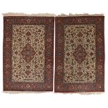 A pair of Asfahan rugs