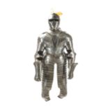 A Continental cuirassier suit of armor