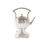 A J.E. Caldwell sterling silver tipping kettle