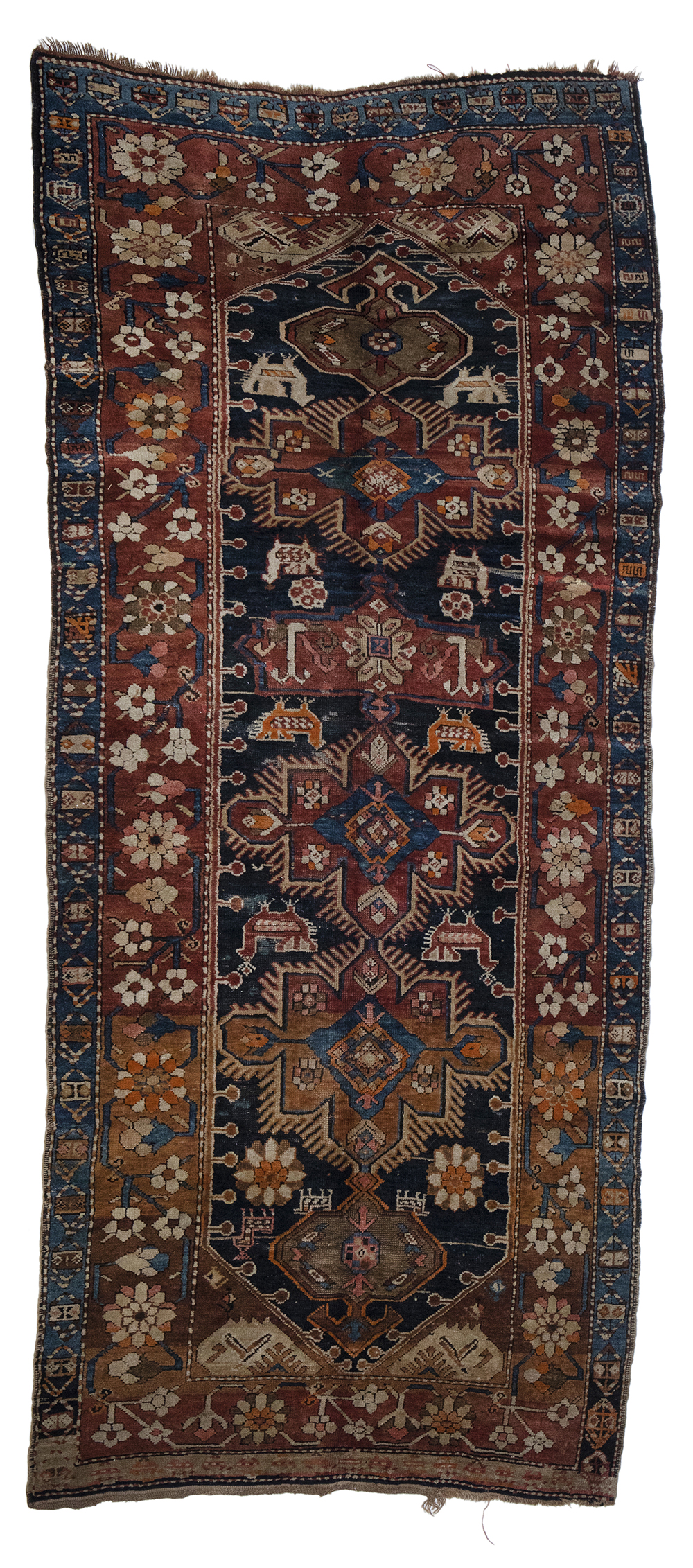 A Kazak rug