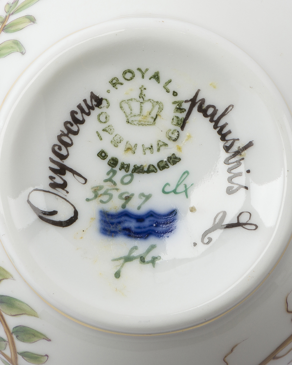 A set of Royal Copenhagen "Flora Danica" demitasse cups and saucers - Image 3 of 4