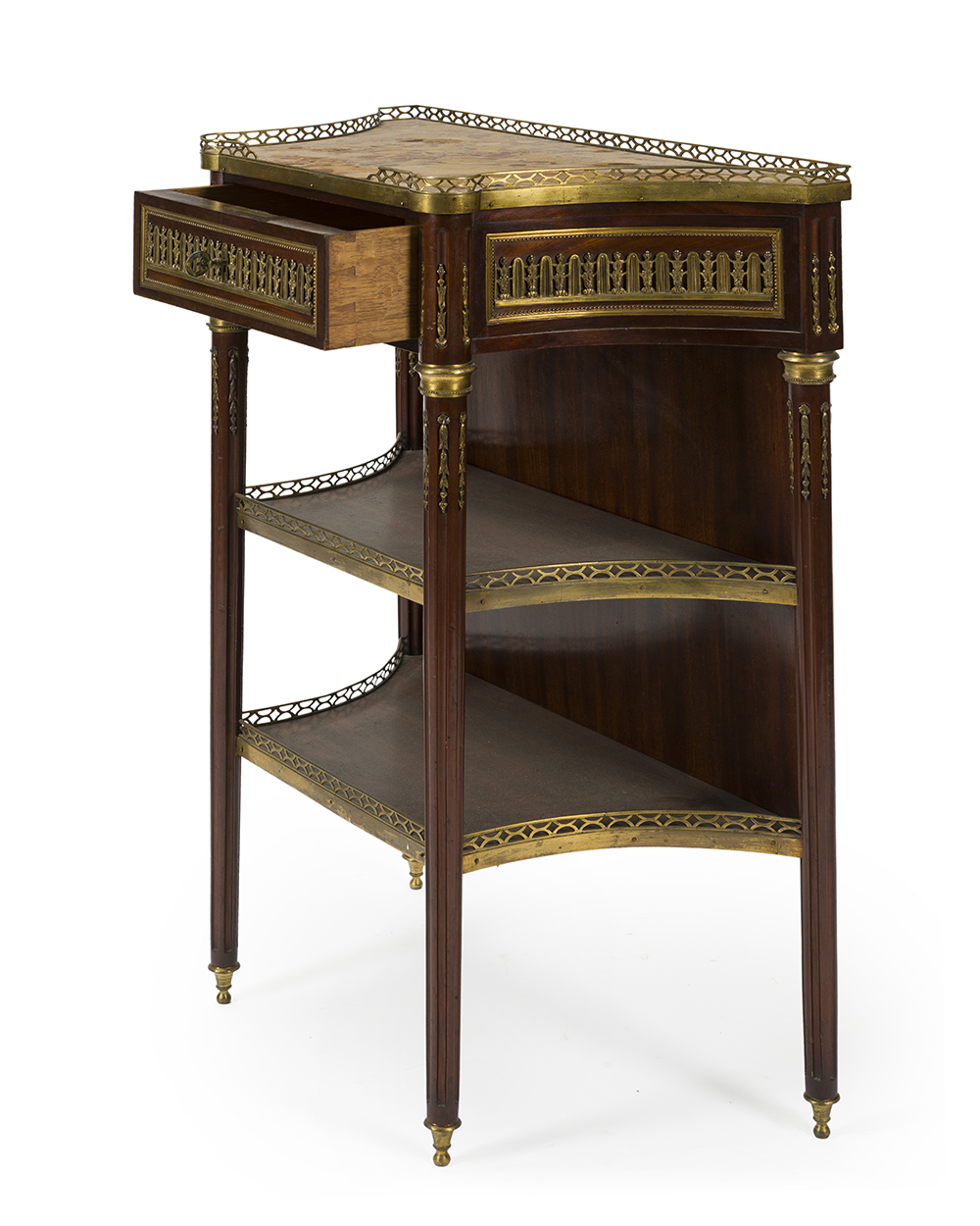 A Sormani Louis XVI-style gilt-bronze console - Image 2 of 5