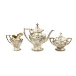 A Reed & Barton "Hepplewhite" sterling silver tea service