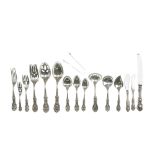 A Reed & Barton "Francis I" sterling silver flatware service