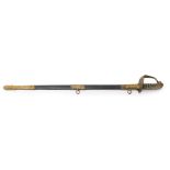 An English Royal Naval officer's sword