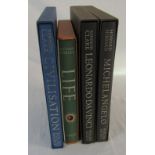 4 Folio Society books - Civilisation, Life,