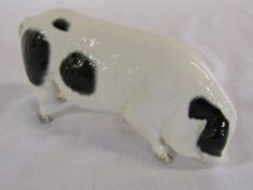 Beswick Gloucester all spot pig L 14 cm