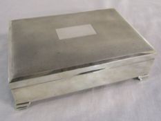 Silver cigarette box Birmingham 1976 L 16.