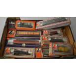 Boxed Lima OO gauge locomotives and carriages/wagons