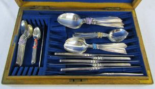 Silver plate 'Community' cutlery set