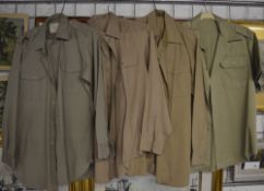 4 reproduction military uniforms/shirts