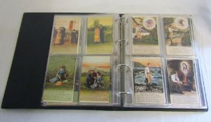 Postcard album containing approximately 213 Bamford song and hymn postcards