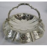 Elkington & Co silver plated fruit basket D 34 cm