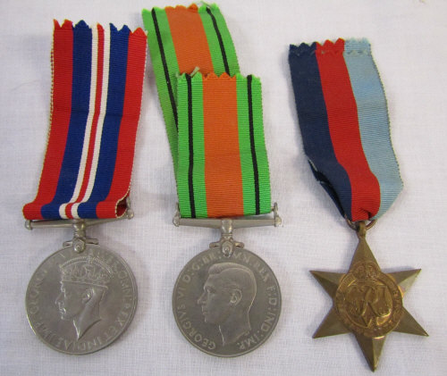 WWII trio of medals - Image 2 of 2