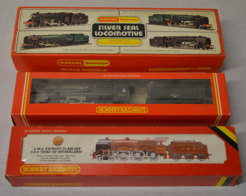 3 boxed Hornby locomotives including 45192 Silver Seal 'Black 5',