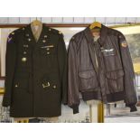 Reproduction military uniform and flying jacket