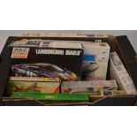 Model kits including a Majorette Lamborghini Diablo, Matchbox,