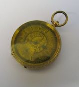 Swiss fob watch (14C with squirrel mark to rear of the case)